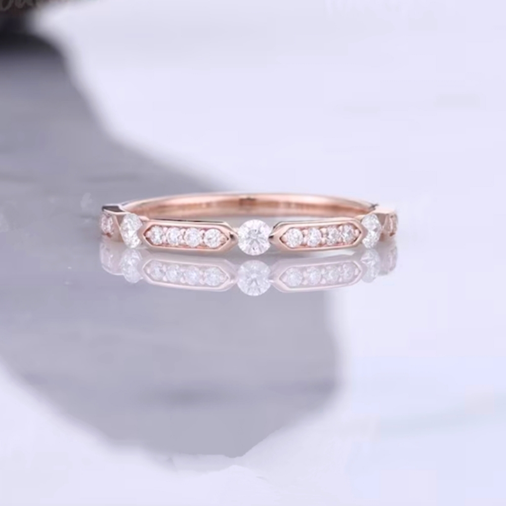 Vintage Style 10k Gold Band